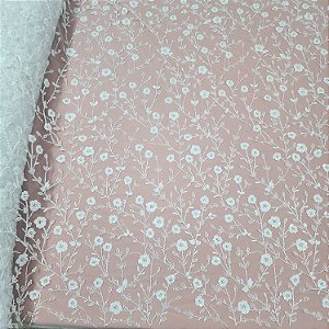 Renda C/ Pedraria 464662 Branco