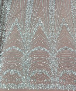 Renda C/ Pedraria 464583 Branco