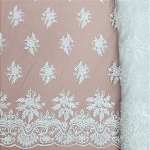 Renda Pedraria Dolce 530545 Branco