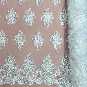 Renda Siena Bridal 3D 530570 Branco