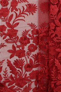 Renda London 3D Des.15 Vermelho