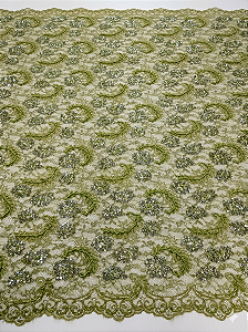 Renda Chantilly Bordada 7275-02 Limão