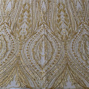 Renda Pedraria 945 Dourado