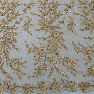 Renda Pedraria 933 Dourado