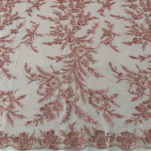 Renda Pedraria 933 Rose