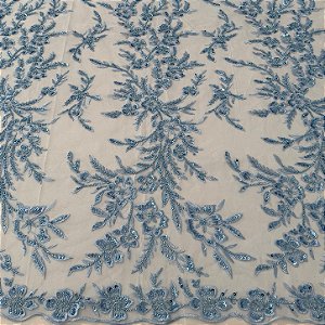 Renda Pedraria 933 Azul Serenity