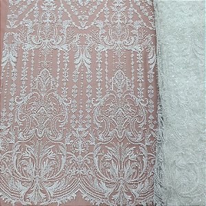 Renda c/ Pedrarias LYD 592 Branca