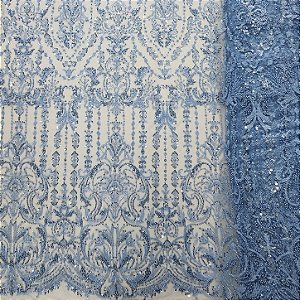 Renda c/ Pedrarias LYD 592 Azul Serenity