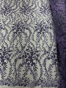 Tule Diamante Quebrado Des 2116 Lilás