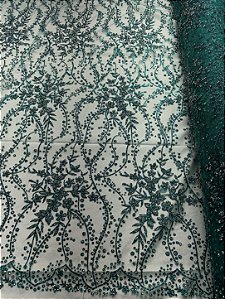 Tule Diamante Quebrado Des 2116 Verde Esmeralda