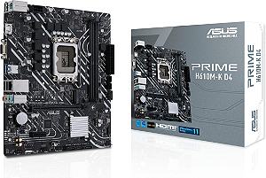 Placa Mãe Asus Prime H610m-K D4 Ddr4/Hdmi/Vga/M.2/Usb 3.2/Micro Atx 1700