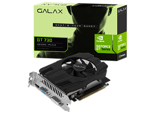 Placa De Video 4gb Galax Gt730 128b