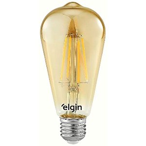 LÂMPADA DE FILAMENTO LED SMART ST64 ELGIN