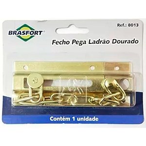 FECHO PEGA LADRÃO DOURADO BRASFORT