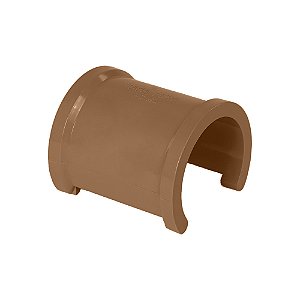 TAPA FURO LUVA SOLD. 25MM MARROM ESTRELA