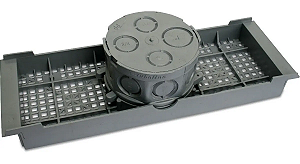 CONJUNTO PARA LAJE PISO 25CM + FMS PP CINZA TUBOLINE