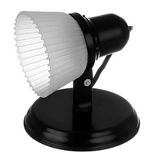 SPOT CRISTAL LUX P/1 LAMP PRETO EXTRALUZ