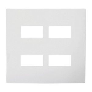 PLACA 4X4 2+2 MODULOS C/ SUPORTE I9 ILUMI