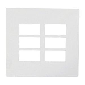 PLACA 4X4 3+3 MODULOS C/ SUPORTE I9 ILUMI