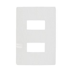 PLACA 4X2 2 MODULOS C/ SUPORTE I9 ILUMI