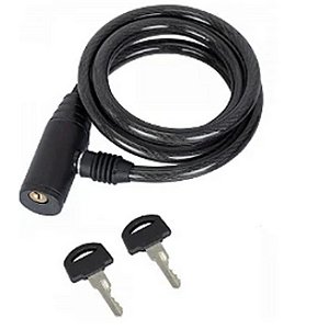 CADEADO P/ BICICLETA COM CHAVE 8MM X 40CM BRASFORT