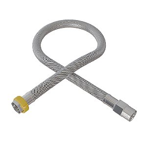 ENGATE FLEXIVEL INOX 1/2" X 40CM CR ESTRELA