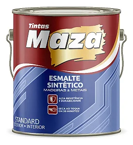 ESMALTE SINTETICO FOSCO PRETO 3,6L MAZA