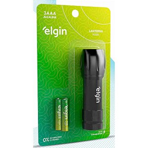 LANTERNA DE BOLSO COM 3 PILHAS ALCALINAS ELGIN