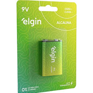 BATERIA ALCALINA 9V BLISTER C/1 ELGIN