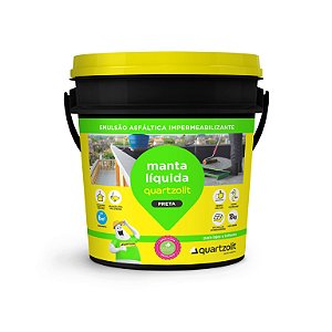 MANTA LIQUIDA PRETA 3,6KG QUARTZOLIT