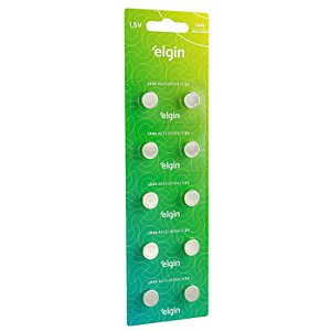 BATERIA LITIO LR41 BLISTER C/ 10 PECAS ELGIN