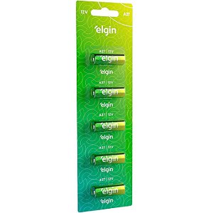 BATERIA ALCALINA A27 BLISTER C/ 5 PECAS ELGIN