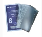 Envelope para Cédula 9x19mm em plástico transparente com 50 unidades