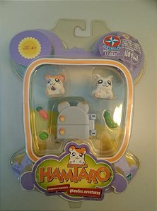 🐹 Brinquedo Hamtaro - Pequenos Hamsters, Grandes Aventuras (Estrela / Hasbro 2003) - NOVO NO BLISTER