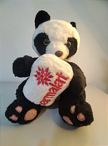 🐰✨ Pelúcia Original Parmalat - Panda Anos 90 ✨🥛