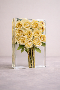 BUQUE ETERNIZADO 20*30*8CM SEM FOTO