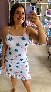 Pijama Camisola Alcinha - Stitch 03 - PIJAMÔ