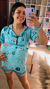 Pijama Americano - Manga Curta com Short - Ursinho 07 - PIJAMÔ