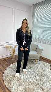 Pijama Americano - Manga Longa com Calça - Liso 06 - PIJAMÔ