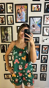 Pijama Sofia - Alcinha com Short - Natal 03