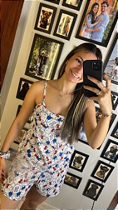 Pijama Sofia - Alcinha com Short - Hello 02