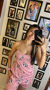 Pijama Sofia - Alcinha com Short - Vaquinha 03