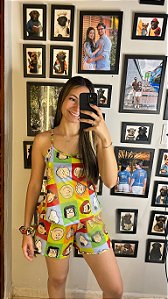 Pijama Sofia - Alcinha com Short - Snoop 04