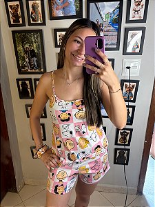 Pijama Sofia - Alcinha com Short - Snoop 03