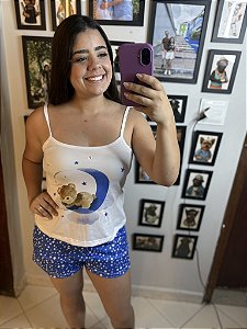 Pijama Sofia - Alcinha com Short - Lua 02