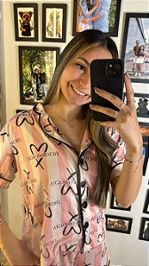 Pijama Americano - Manga Curta c/ Short - Patricinha 02