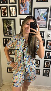 Pijama Americano - Manga Curta c/ Short - Looney 04