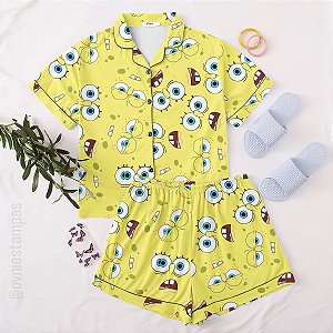 Pijama Americano - Manga Curta c/ Short - Bob 03