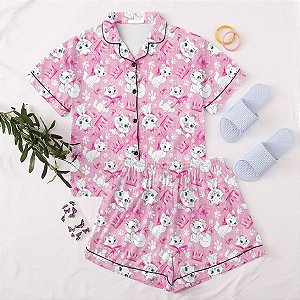 Pijama Americano - Manga Curta c/ Short - Marrie 03