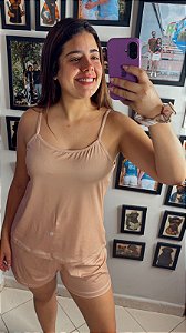 Pijama Sofia - Alcinha com Short - Liso 12